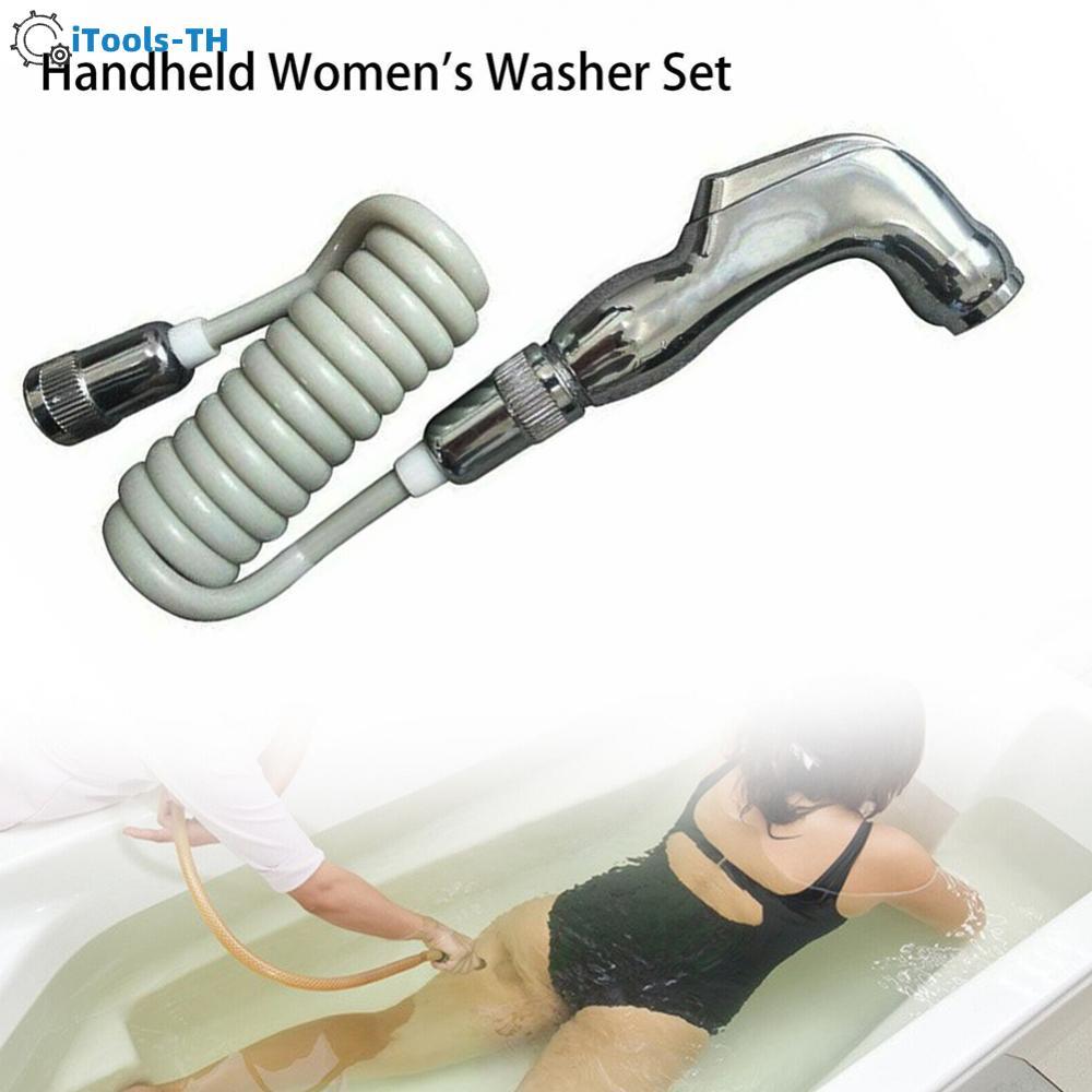 【iTools】Bidet Spray Douche Hygienic PU/ABS Shower Head Bidet Silver Wall MountedHot Sale