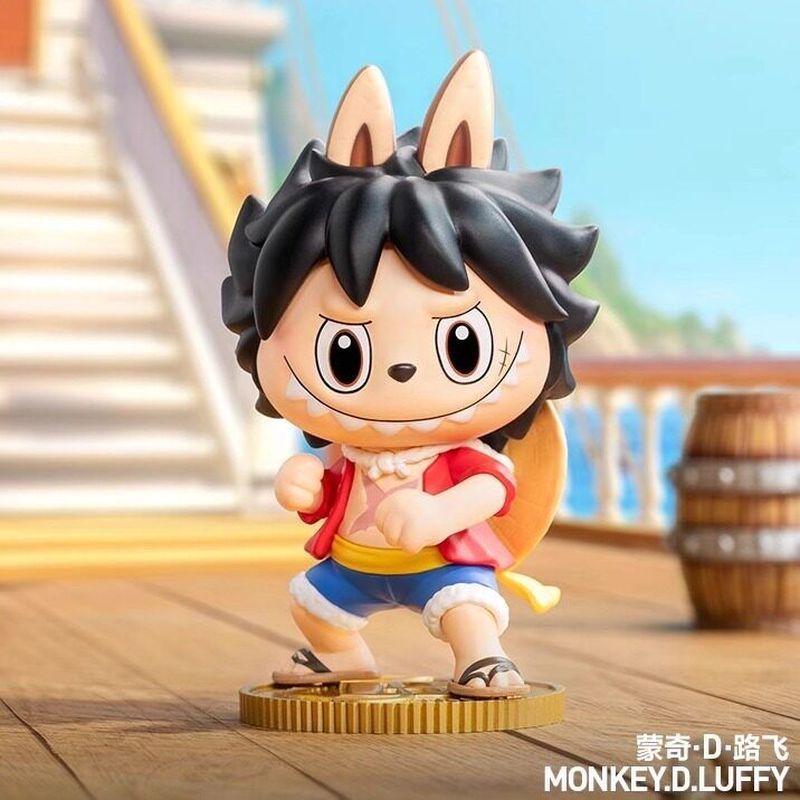 ของแท้ LABUBU LABUBU x One Piece Series Model Mystery Box Decorative LABUBU x One Piece Series Model