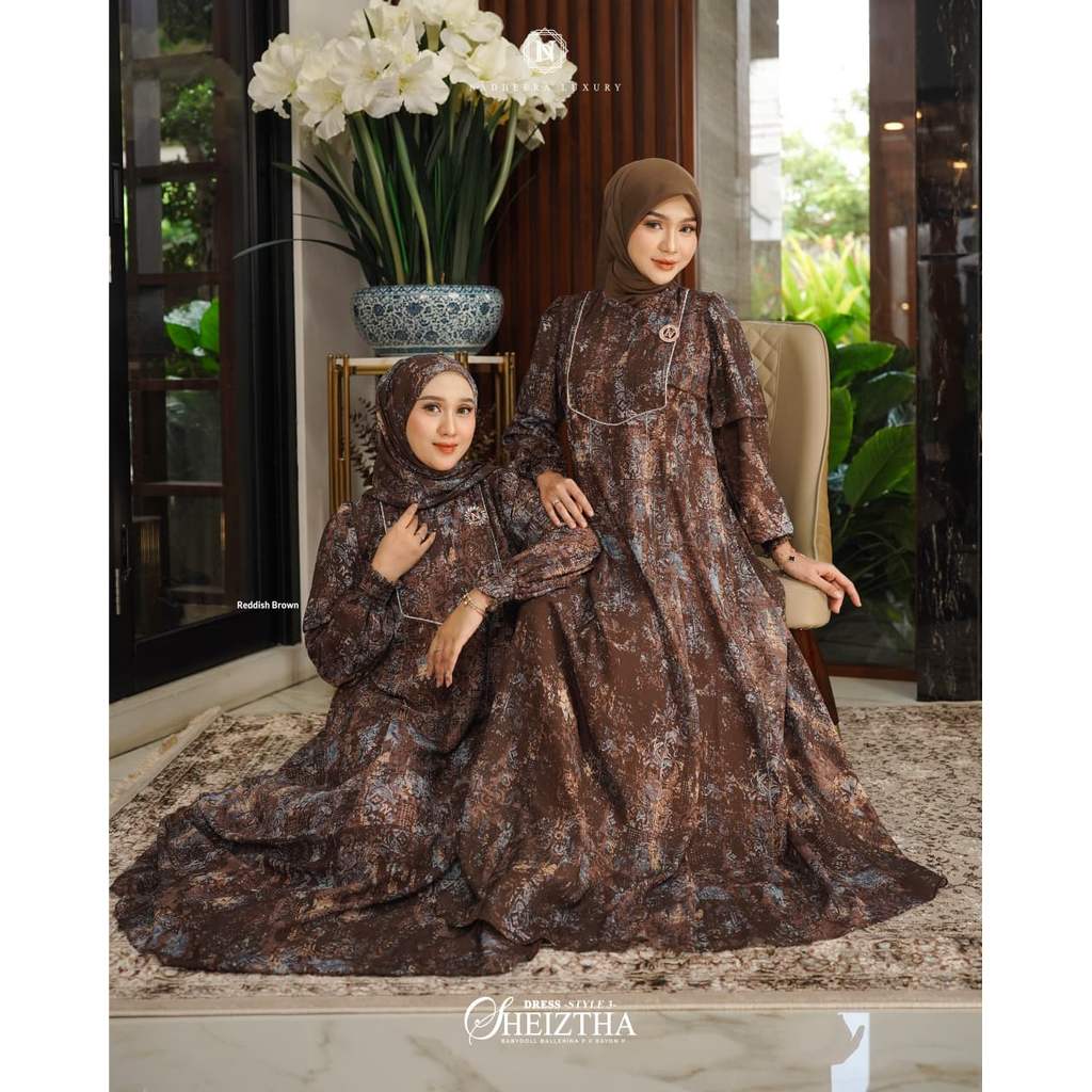 เดรส Sheiztha Style 3 และเดรสมิดิ โดย Nadheera Luxury (เดรสตุ๊กตาเด็ก)
