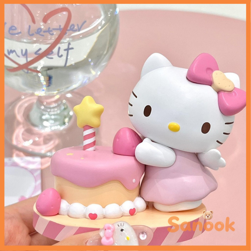 Sanook Jewelry Dolls ของแท้ที่ได้รับอนุญาต Sanook Hello Kitty Note Holder Vertical Cute Jewelry hell