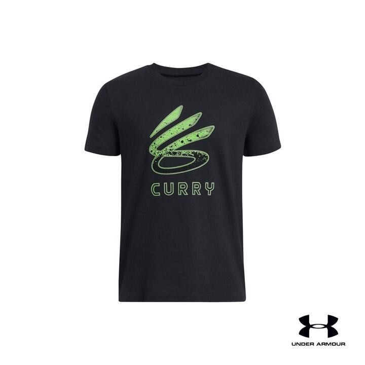 Under Armour เสื้อยืดสำหรับเด็กผู้ชาย Curry Logo