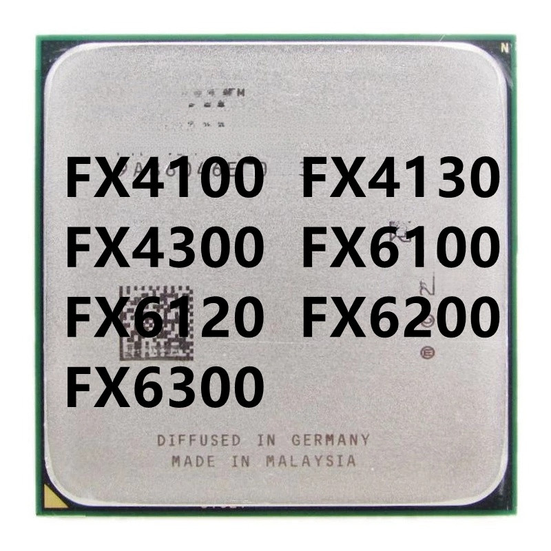 FX4100 FX4130 FX4300 FX6100 FX6120 FX6200 FX6300 ซ็อกเก็ต AM3+ โปรเซสเซอร์ CPU เดสก์ท็อปใหม่ล่าสุด