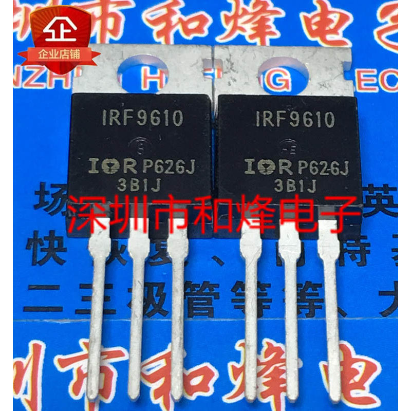 10 ชิ้น IRF9610 P TO-220 -200V -1.8A รีเลย์วิทยุ