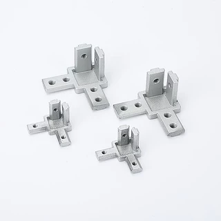 ข้อต่ออลูมิเนียมโปรไฟล์ 3ทาง 90 องศา Shape 3 - Way 90° Inside Corner Bracket Connector.