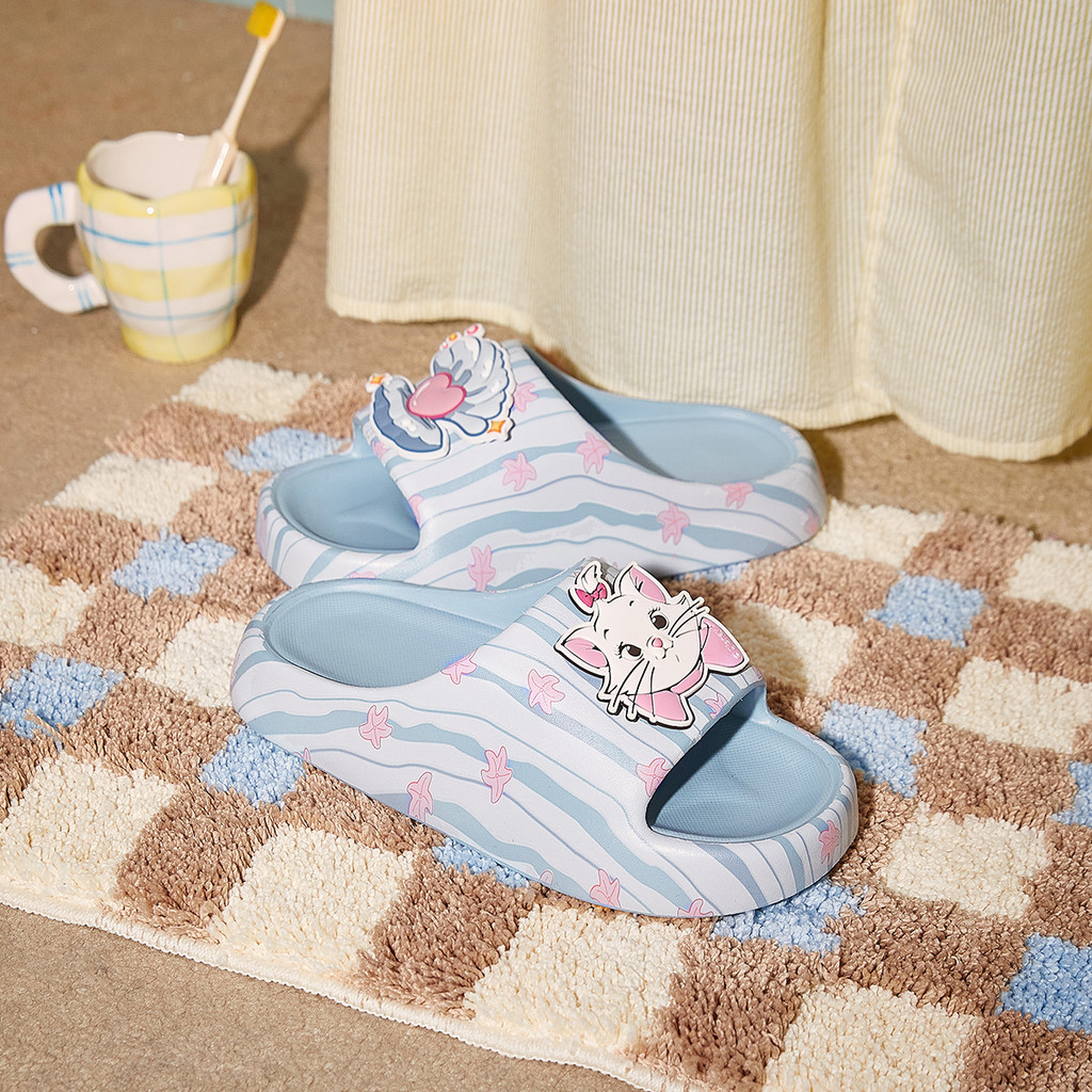 Gukoo/Nut Shell รองเท้าแตะหญิงฤดูร้อน Mary Cat Series หนา Soled Shit-Stepping Sweet Beach รองเท้าแตะ
