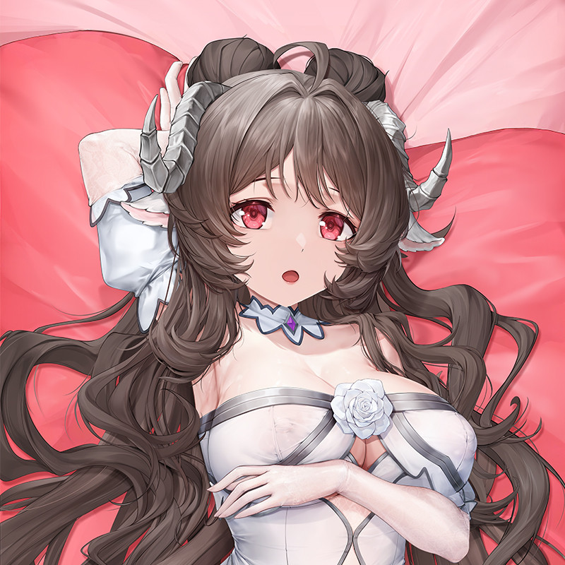 ปลอกหมอน Charming Eyjafjalla Dakimakura พิมพ์เกม Arknights ยอดนิยม, comfy กอดสําหรับตกแต่งห้องนอน