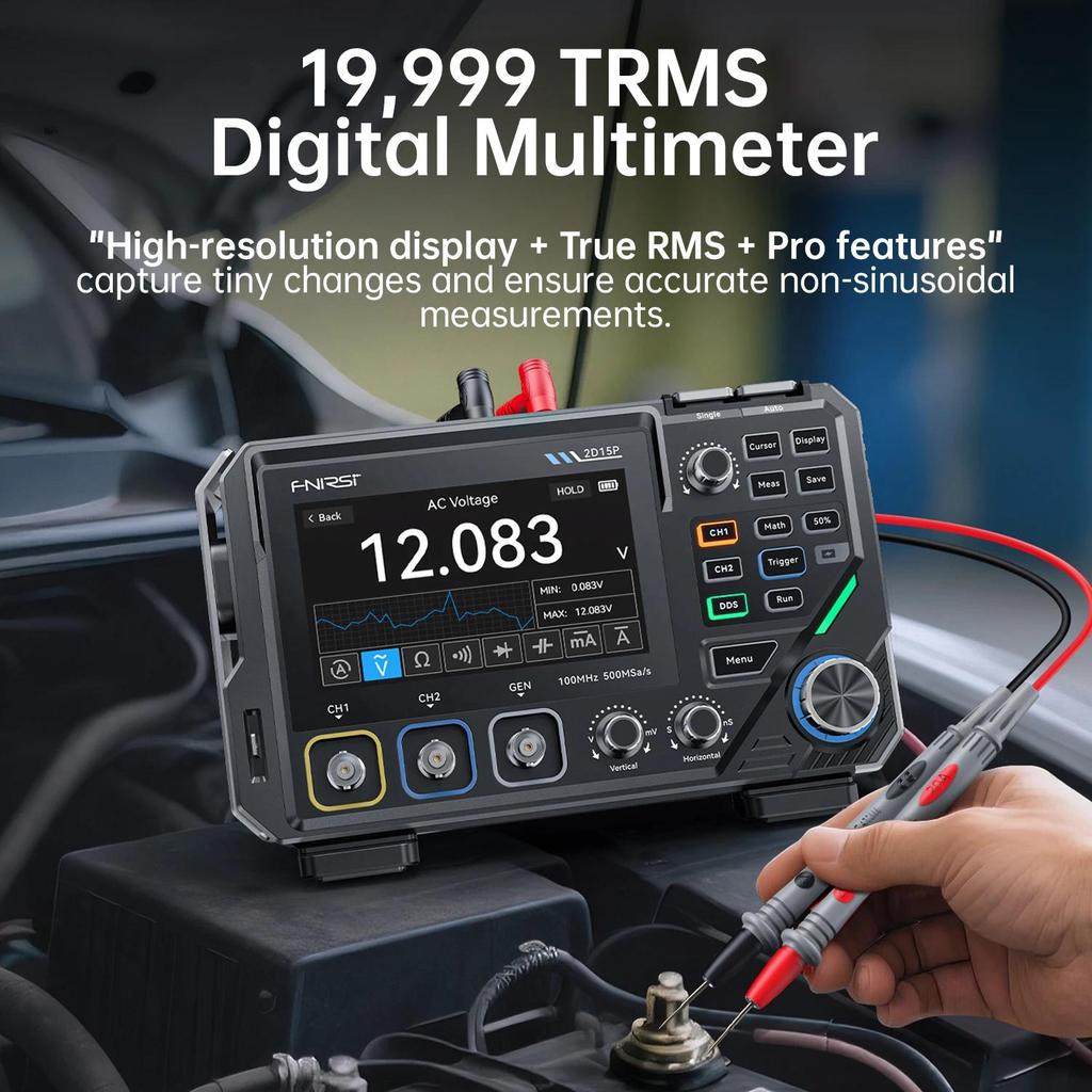 TL เครื่องมือซ่อมแซม  2D15P 3-in-1 2 ช่องสัญญาณ 100MHz 20000 ค่า ช่วงอัตโนมัติ