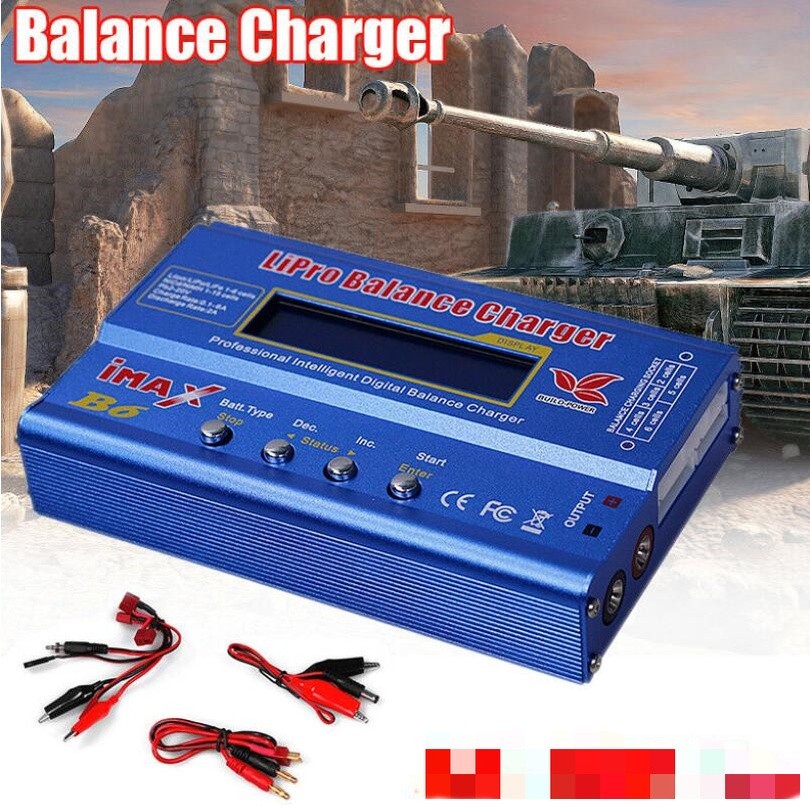 80W iMAX B6 Lipo NiMh Li-ion Ni-Cd RC แบตเตอรี่ Balance เครื่องชาร์จดิจิตอล Discharger