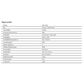 ShopKB-WEL-D เครื่องเชื่อม MMA 140 แอมป์ รุ่น MMA 140D ยืนหนึ่งในไทย