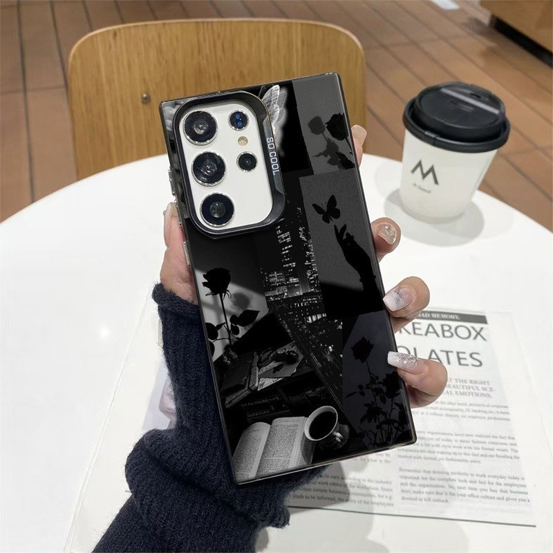 เคสโทรศัพท์อินเทรนด์โรแมนติก Fragments เหมาะสําหรับ Samsung A05S/A135G/S22ULTRA/A555G/S24FE/S25ULTRA