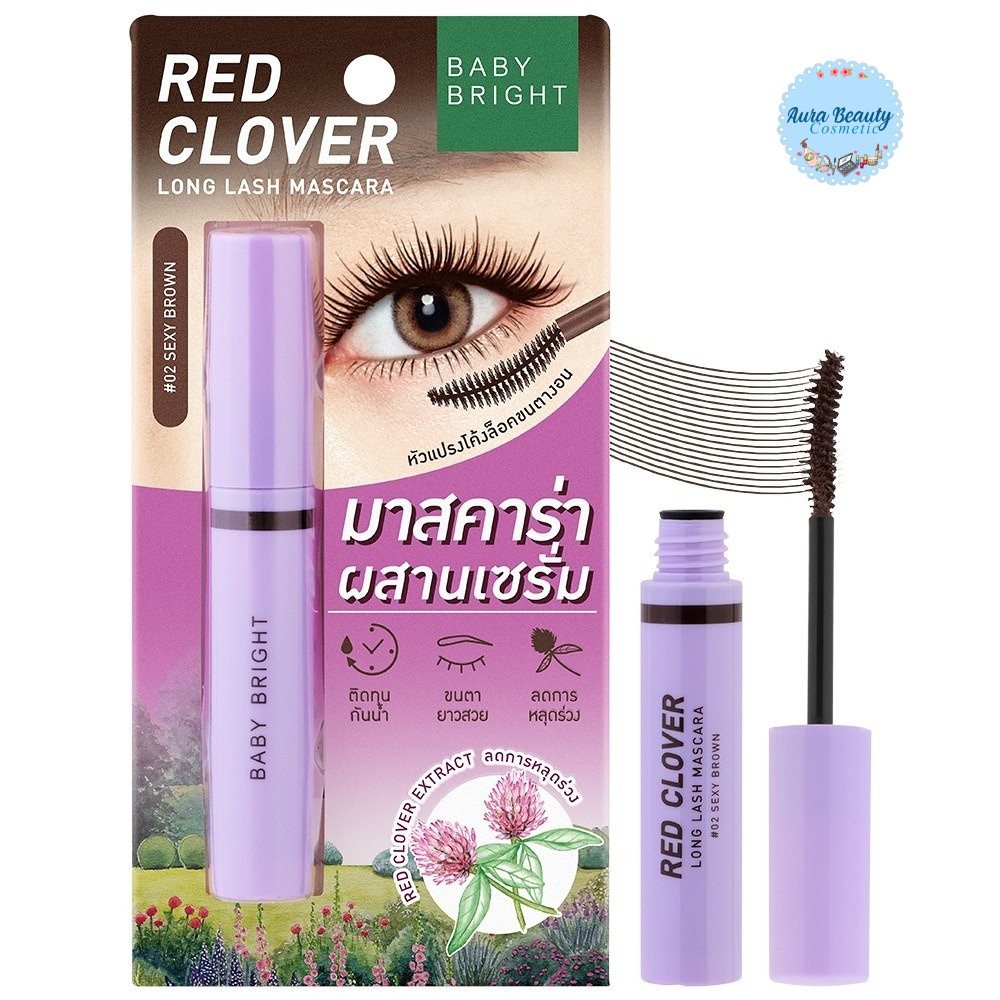 Baby Bright Red Clover Long Lash Mascara มาสคาร่า ผสานเซรั่ม งอนยาว พร้อมบำรุง
