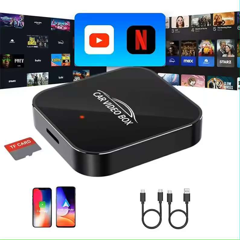 CarPlay AI กล่อง LED Android 13 SM6115 8-Core CPU 5G WiFi BT สําหรับ Netflix ไร้สาย Android Auto Car