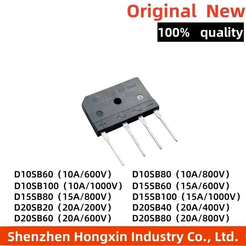 5PCS D10SB80 D10SB60 D15SB80 D10SB100 D15SB60 D15SB100 D20SB100 D20SB80 D25SB60 D25SB80 D20SB60 D20S