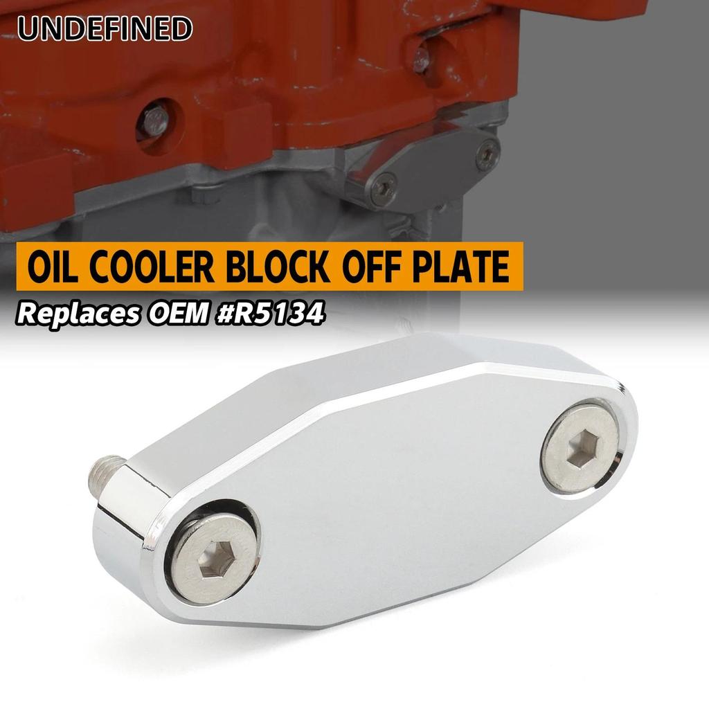 nLS น้ํามันพอร์ตอะแดปเตอร์ Cooler ลบบล็อกปิดแผ่น R5134 สําหรับ GM LS Series LSX LS1 LS2 LS3 LS6 LQ4 