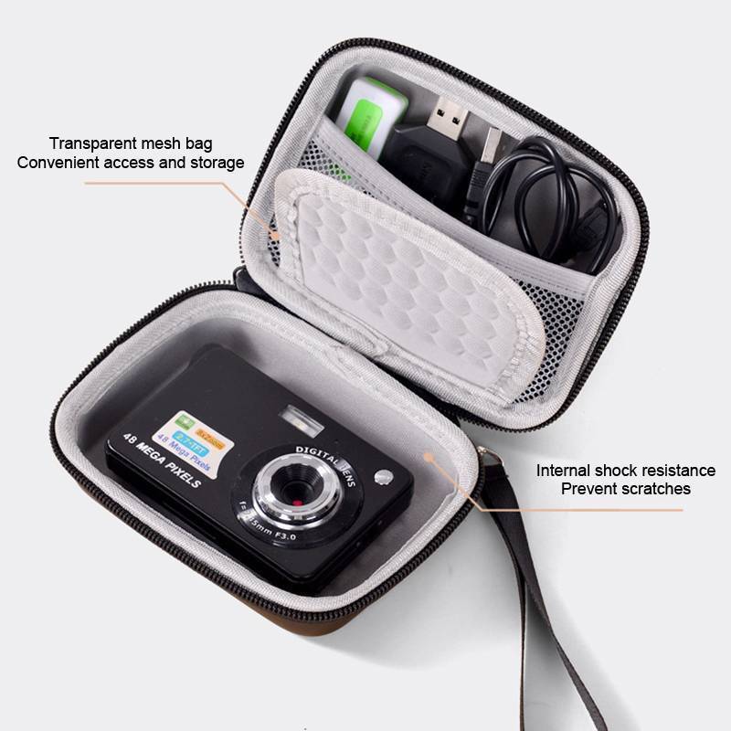 BPUR กระเป๋ากล้องดิจิตอลสําหรับ G9X G7X III II สําหรับ ZV1 ZV1F RX100 สําหรับ Hero 12 สําหรับ CAMKOR