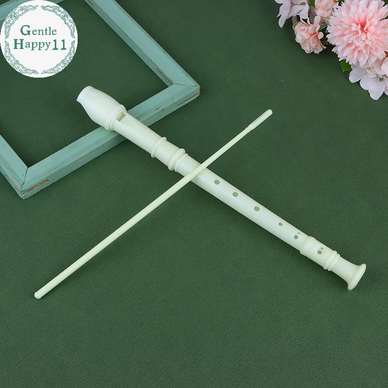 GentleHappy 1 PC Professional แปดรู Treble ยาวขลุ่ย Soprano Recorder Clarinet เกรดอาหาร PP Recorder 