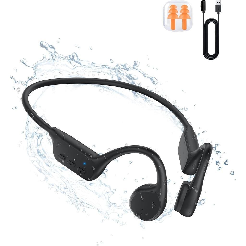 ชุดหูฟัง Open Bone Conduction สีดําล้วน (X7)