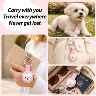 เคส Airtag ออกแบบเป็นพวงกุญแจ, เคสซิลิโคนใส พร้อมพวงกุญแจป้องกันการสูญหาย, ตัวป้องกัน Airtag, เคส Airtag ป้องกันรอยขีดข่วนสำหรับตัวติดตาม