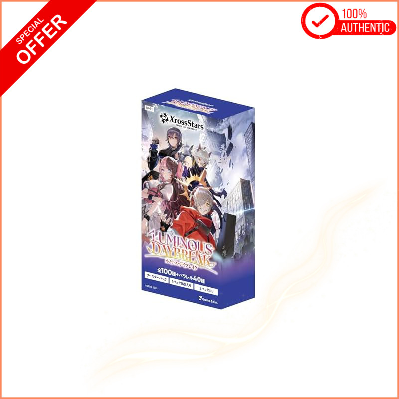 Xross Stars Luminous Daybreak Booster Box - Sealed TCG Booster Pack Set