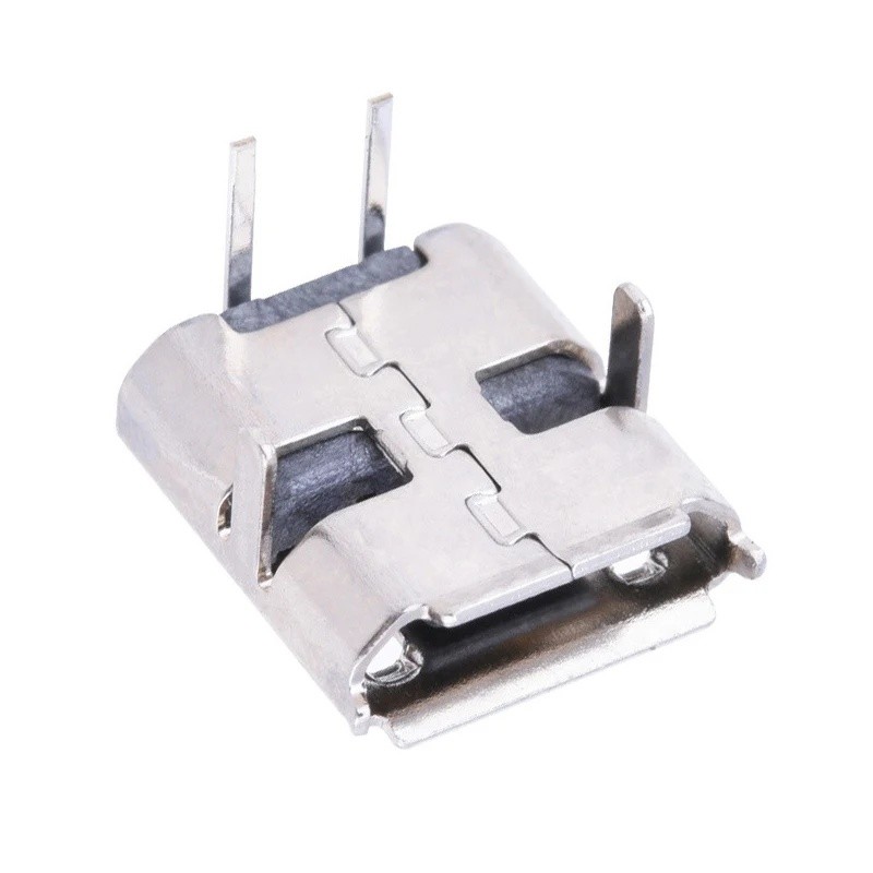 MicroUSB 2pin B ประเภทหญิงชาร์จสําหรับโทรศัพท์มือถือ Micro USB Jack Connector 2 พินชาร์จซ็อกเก็ต