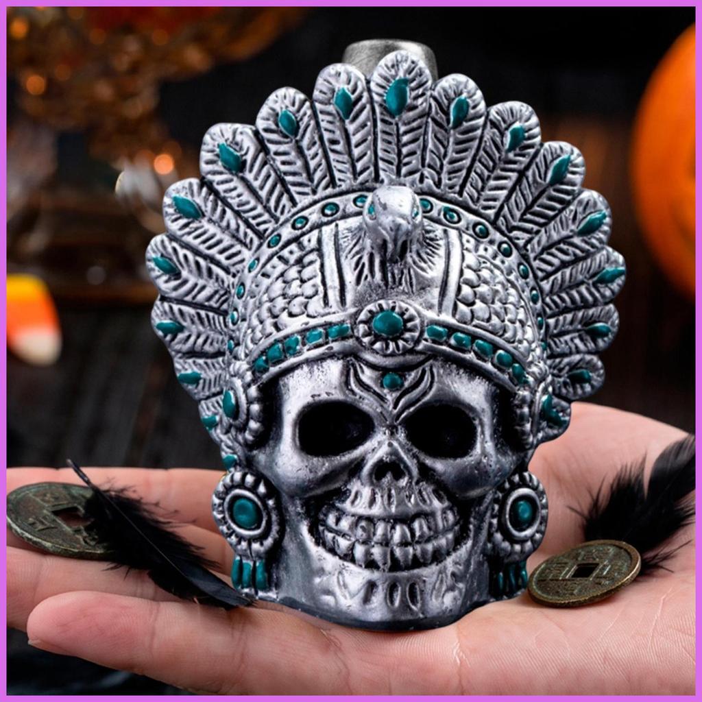 Aztec Death Whistle ฮาโลวีน Party Anti-Stress Prank Props Loudest กรีดร้องนกหวีดสําหรับผู้หญิงผู้ชาย