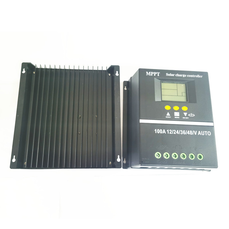 MPPT 12/24/36/48V 50A 60A 80A 100A Solar Controller พร้อมจอแสดงผล LCD