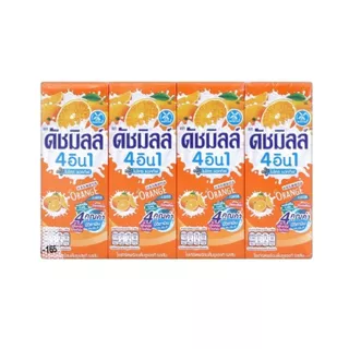 ดัชมิลล์ 4อิน1 นมเปรี้ยวรสส้ม DutchMill 4in1 Orange 165ml.
