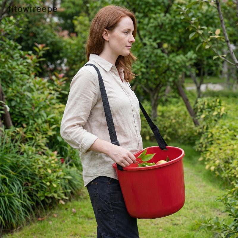 FOFREE ผลไม้และผัก Piing Buet Heavy Duty Harvest Bag พร้อมสายรัดเสริมมัลติฟังก์ชั่นสําหรับขนส่งในฟาร์ม DDC