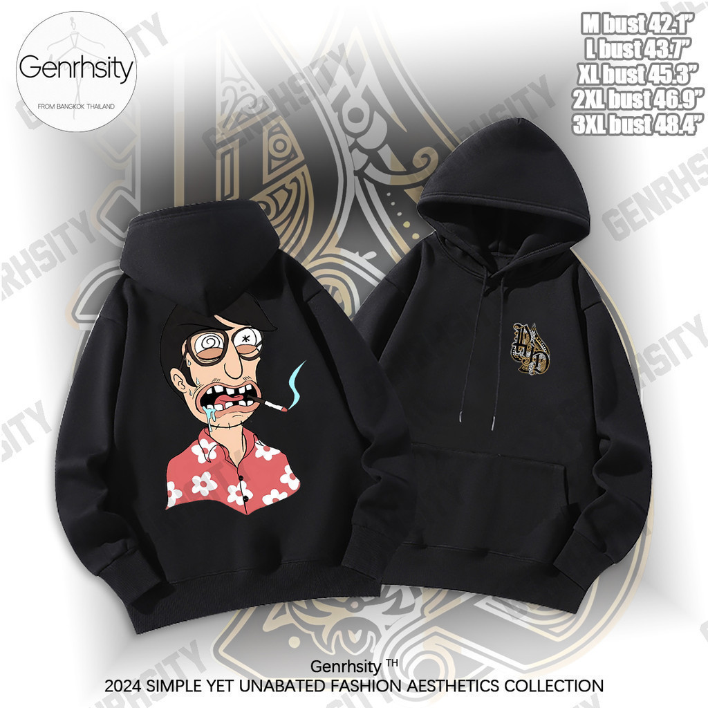 COD🏆 HOT 2024 เสื้อฮู้ด P9d มีฮู้ด ผ้าฝ้าย พิมพ์ลายนักร้อง Rapper hoodie y2k ฮู้ดแขนยาว ไซซ์ M-3xl พ