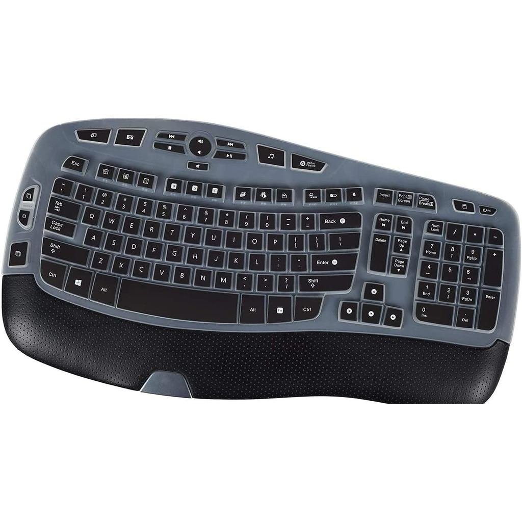 แป้นพิมพ์สําหรับ Logitech K350 MK550 MK570 แป้นพิมพ์ผิวสําหรับ Logitech K350 MK550 MK570 คีย์บอร์ดไร