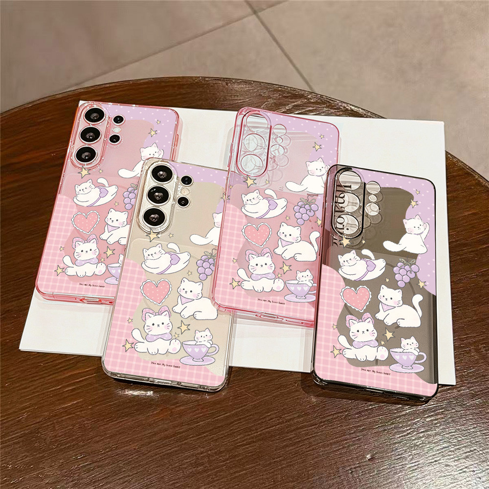 เคส For Samsung S24 FE A57 5G A07 A17 A37 A56 A06 A16 5G A55 A15 A05S A34 A35 A36 A54 S25 S26 Ultra S24ULTRA เคสทรศัพท