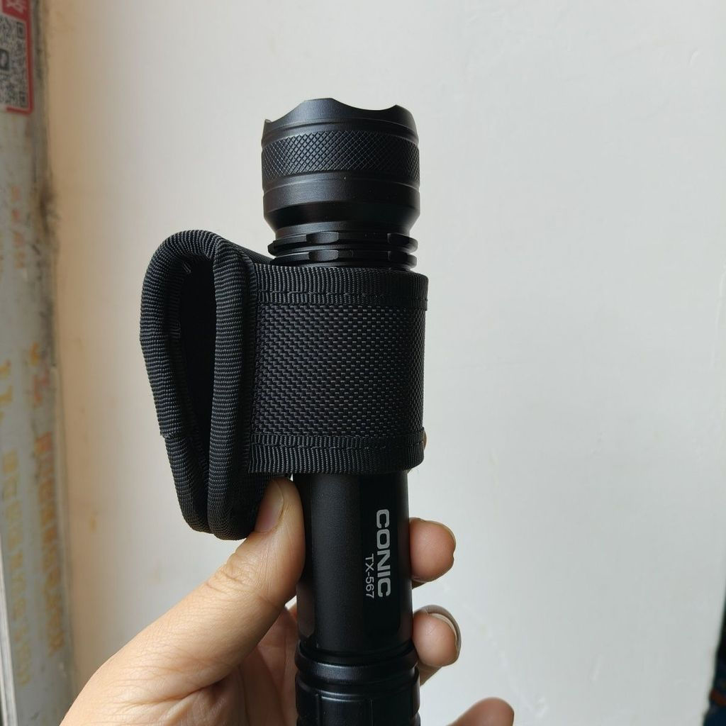 Cycling quick-release nylon set12y New flashlight-style portable protective case d Outdoor belt for 