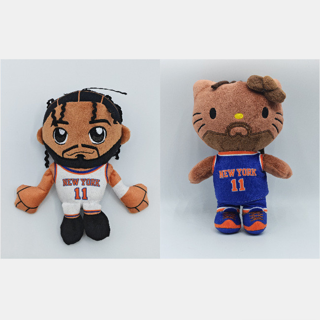 Cross-Border New York Knicks Jalen Brunson Basketball Star Plush Toy 7.25-120