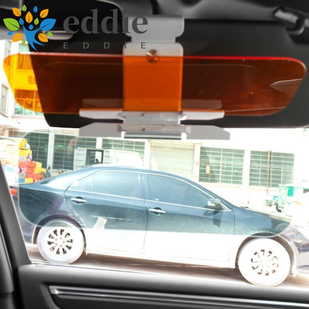 EDIE Anti Glare Sun Visor, พับพลิกลง UV Blocking รถ Sun Visor, Anti Sunlight 2 IN 1 Polarized ปรับ S