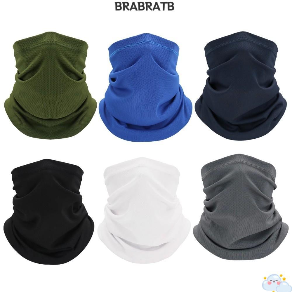 BRABRAA คอ Gaiter, Ice Feeling Sunscreen Tube Scarf, Multifunctional Breathable Elastic Quick-drying