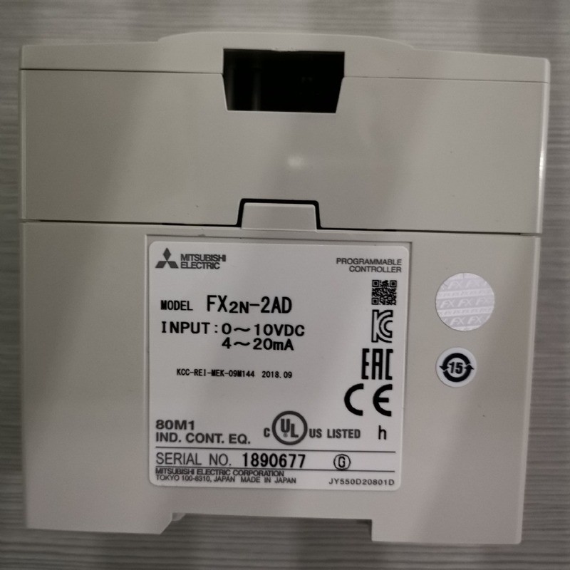 โมดูล PLC ของ Mitsubishi รุ่น FX2N-2AD/2DA/FX3U-4AD/4DA/FX2N-8AD/FX3U-1PG มีสินค้าในสต็อก