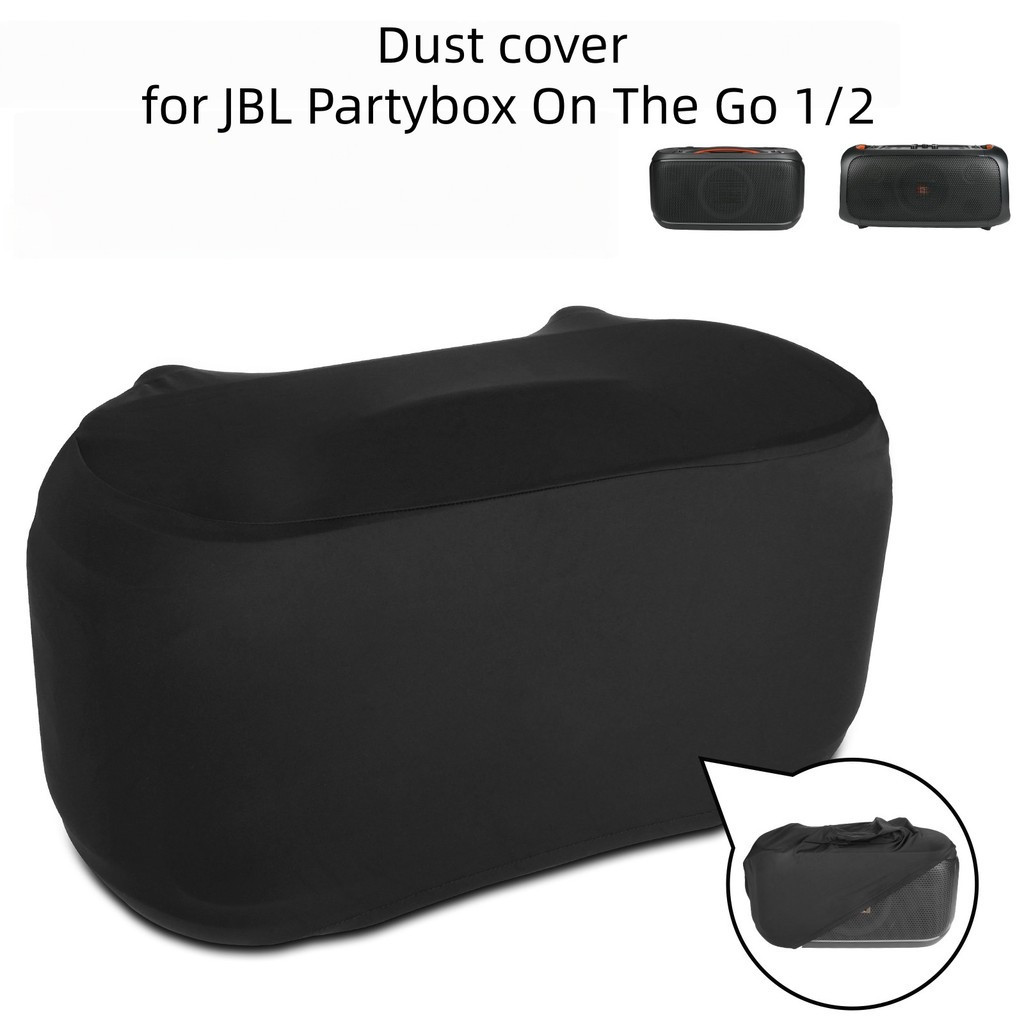 ผ้าคลุมกันฝุ่นสําหรับ JBL Partybox On The Go 2 & On The Go 1 Speaker, Stretch Lycra Fabric Protectiv