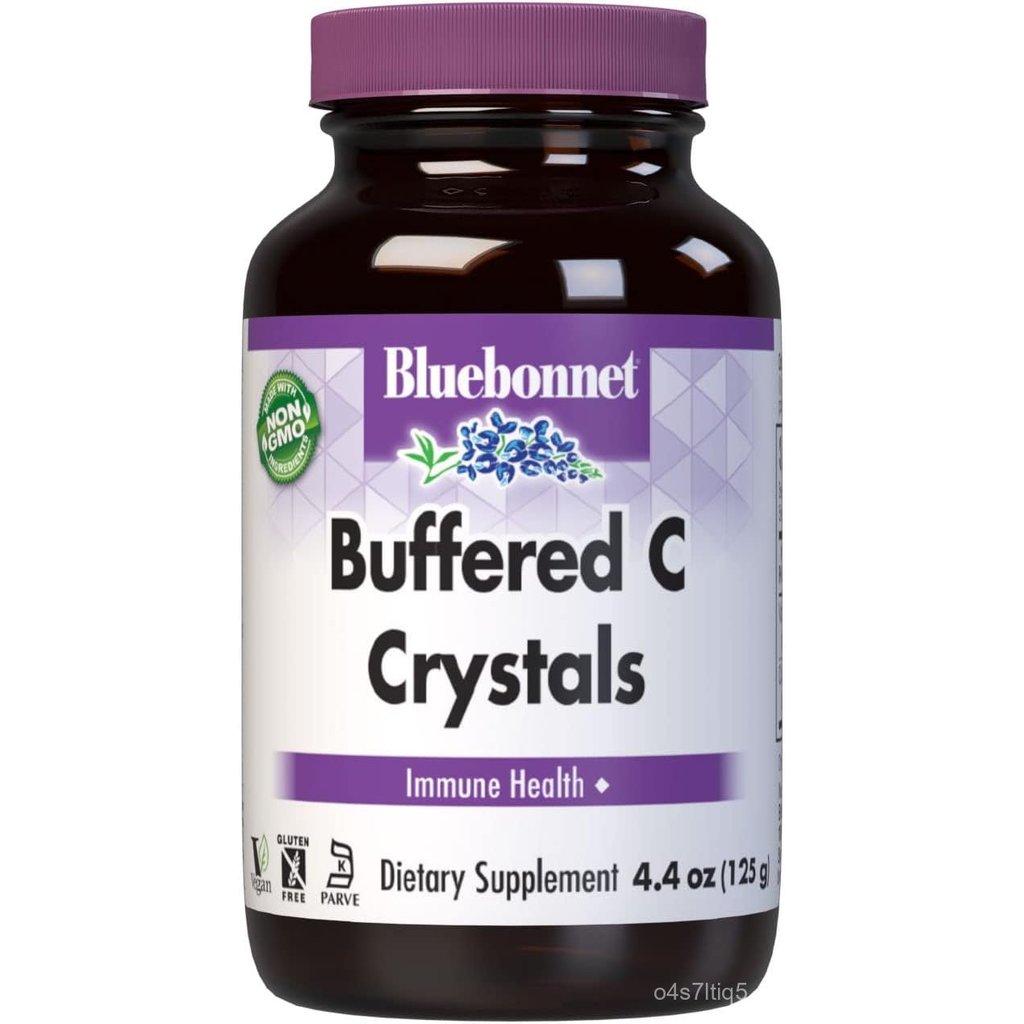 Bluebonnet Nutrition Buffered C Crystals, Buffered Vitamin C Powder, for Immune Health, for Antioxid