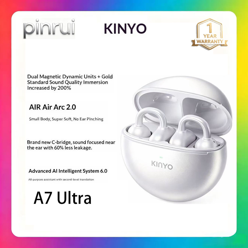 KINYO A7 Ultra Bluetooth headphones - Over-ear, bone-conduction, wireless, sport model, 2026 new rel