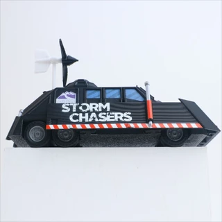 TIV2 Storm Intercept รถ Building Block DIY รุ่น 3D พิมพ์ Dorothy Storm Chaser รถจอแสดงผลเครื่องประดับ