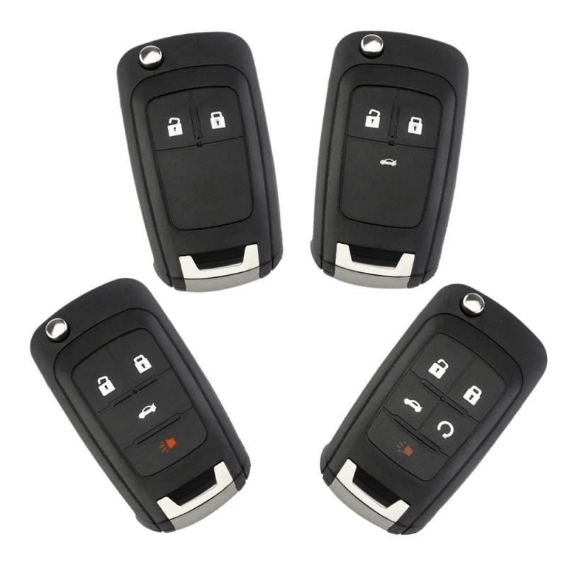 Dudely 1PCS Flip Remote Car Key สําหรับ Chevrolet Cruze Epica Lova Camaro Impala Fit Astra J Corsa E