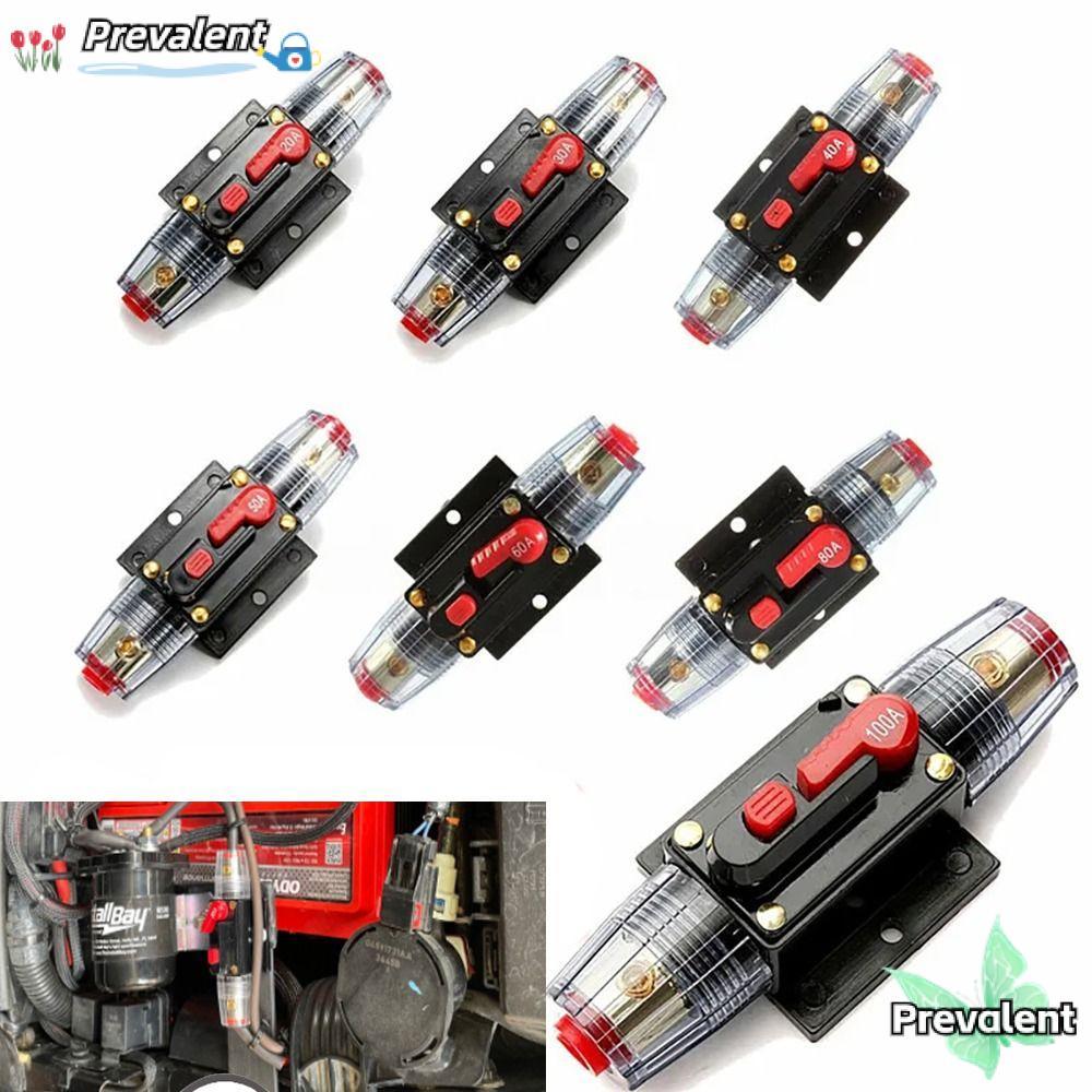 PREVALENT DC Resettable Circuit Breaker, สําหรับขั้วต่อโซลาร์เซลล์ 60A 50A 40A 30A Self Recovery Cir
