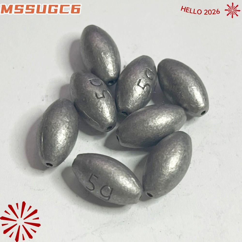 IMSSUG 20 ชิ้นตกปลาตะกั่ว Sinkers, ตะกั่ว 0.4g-4g ตกปลาน้ําหนัก Sinker, ตกปลารูปมะกอกตกปลา