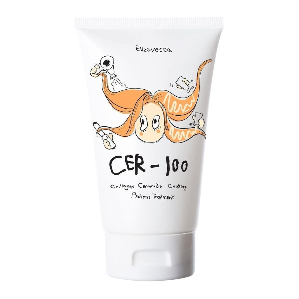 Elizavecca cer-100 ทรีทเม้นท์โปรตีนผมเคลือบคอลลาเจน 100ml WB6X RAM2