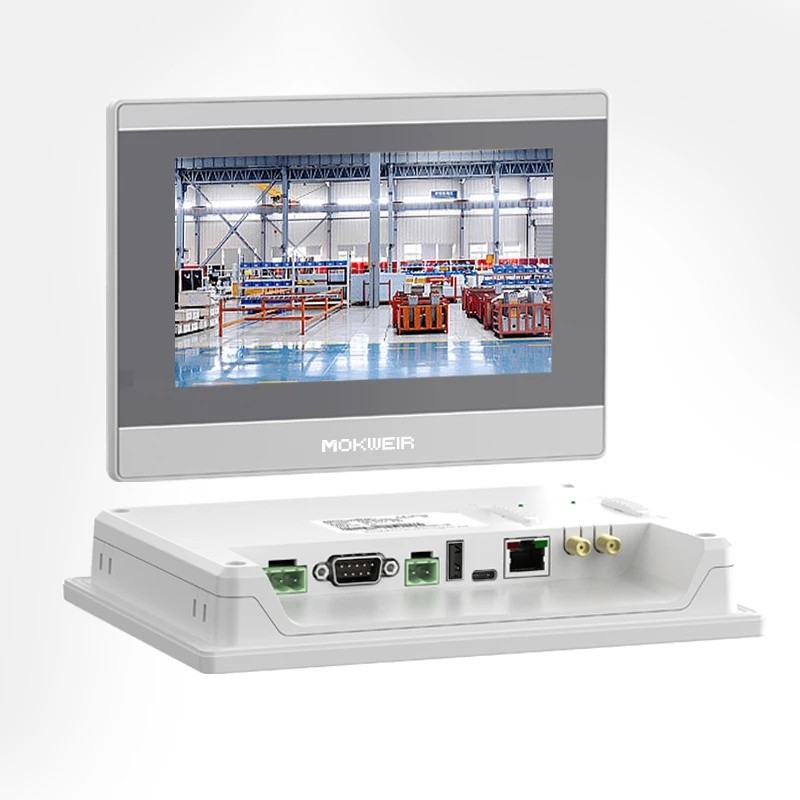 ในสต็อก 10.1 นิ้ว HMI MK6400WE แผงหน้าจอสัมผัส Hmi Plc Hmi All in One สําหรับการควบคุมอุตสาหกรรม (สิ