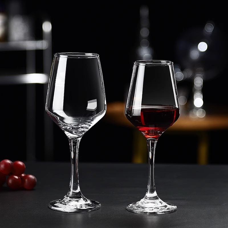 สไตล์ยุโรปคริสตัลหนา Goblet แก้วไวน์แก้วไวน์หนา Burgundy Goblet Creative High-End Goblet