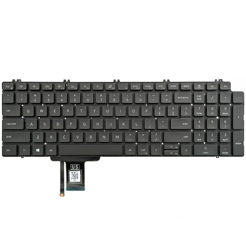ใช้ได้กับแป้นพิมพ์ Dell Dell Precision 7550 7560 Precision 7750 7760