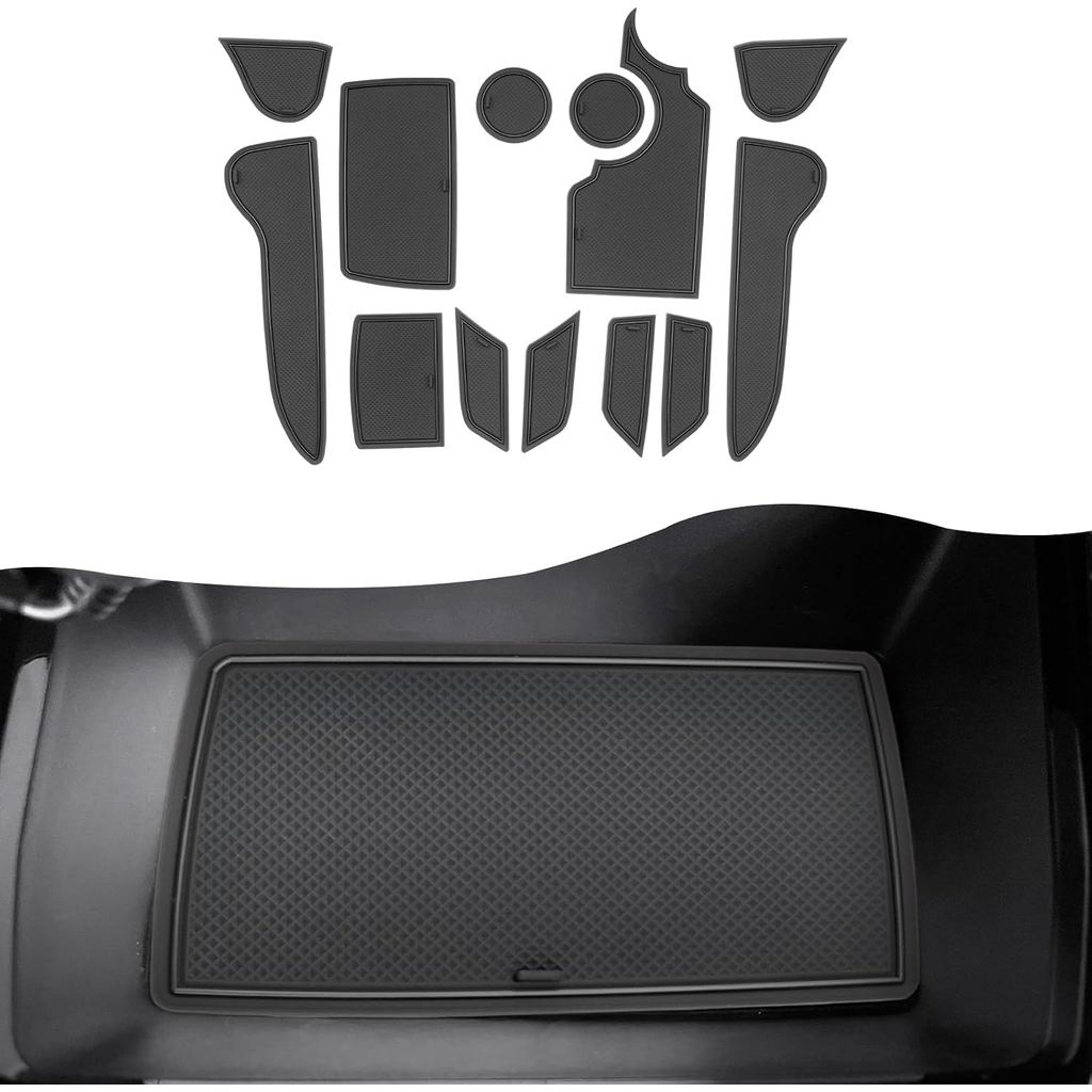 SXCY สําหรับ 2022-2024 2025 Kia Niro EV อุปกรณ์เสริมที่วางแก้วแทรก Liner 2024 2025 Niro EV ประตู Mat