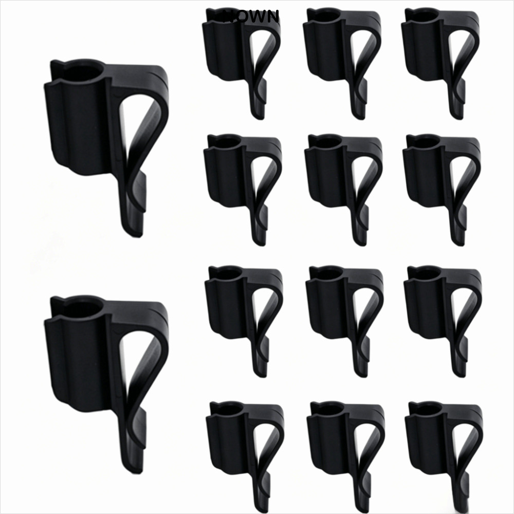 NOWNICE 14PCS Club Organizer Clip, Clip-On Mount Stacked Slots Golf Club Holder, Space Saving Compac