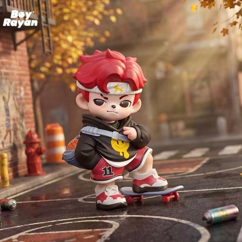 [ของแท้] พร้อมสต็อก Ray-Street Boy คอลเลกชันลิฟต์ทํามืออินเทรนด์เล่นประณีตเดสก์ท็อปตกแต่งของขวัญวันเกิด